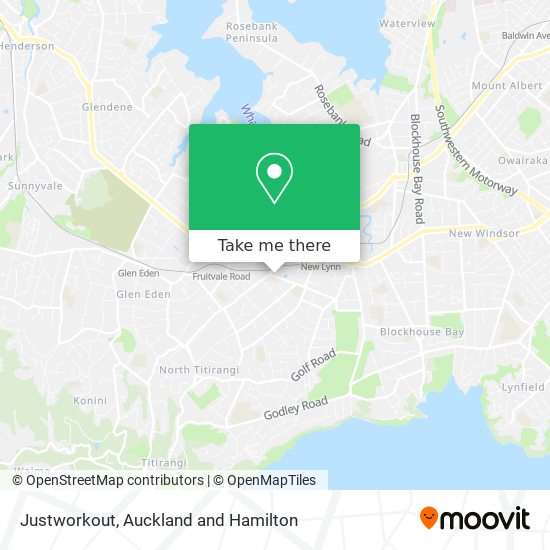 Justworkout map