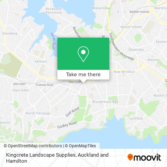 Kingcrete Landscape Supplies map