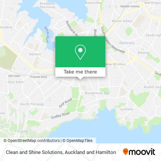 Clean and Shine Solutions map