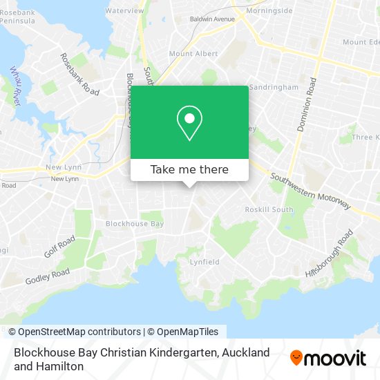 Blockhouse Bay Christian Kindergarten map