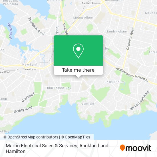 Martin Electrical Sales & Services map