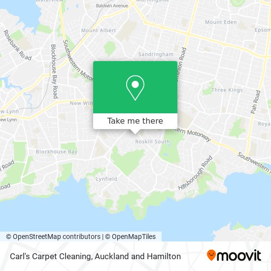 Carl's Carpet Cleaning map