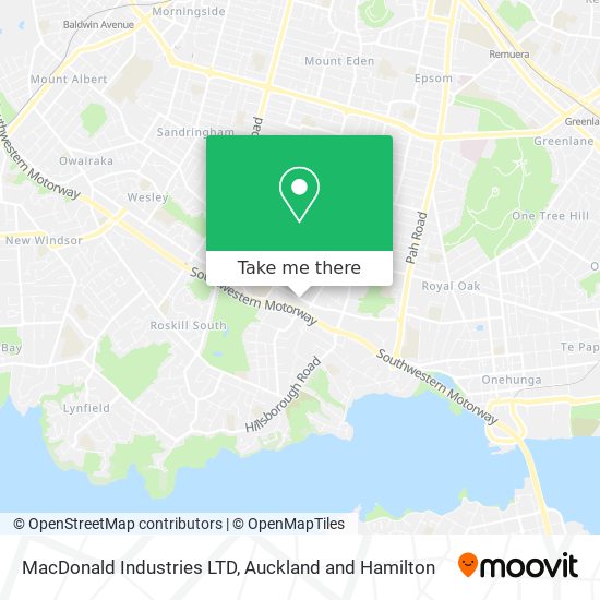 MacDonald Industries LTD地图