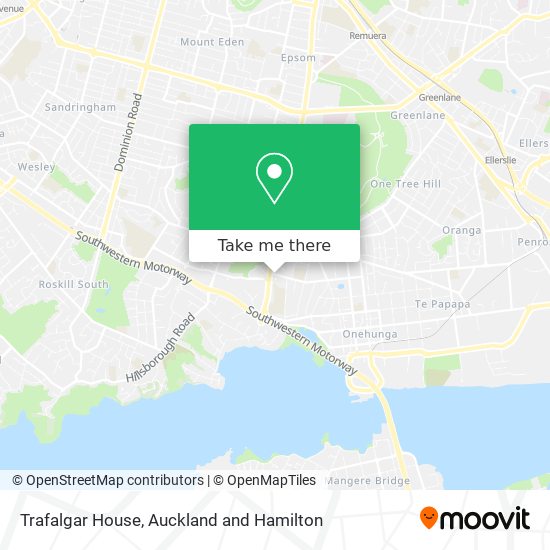 Trafalgar House map