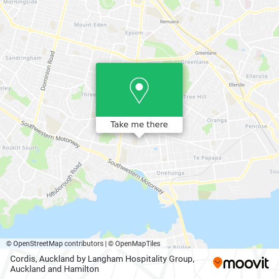 Cordis, Auckland by Langham Hospitality Group map