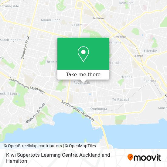 Kiwi Supertots Learning Centre map