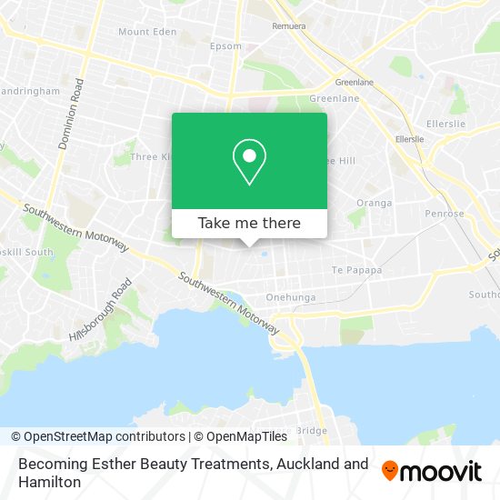 Becoming Esther Beauty Treatments map