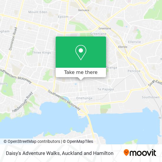 Daisy's Adventure Walks map