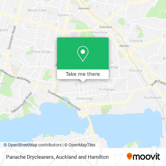 Panache Drycleaners map