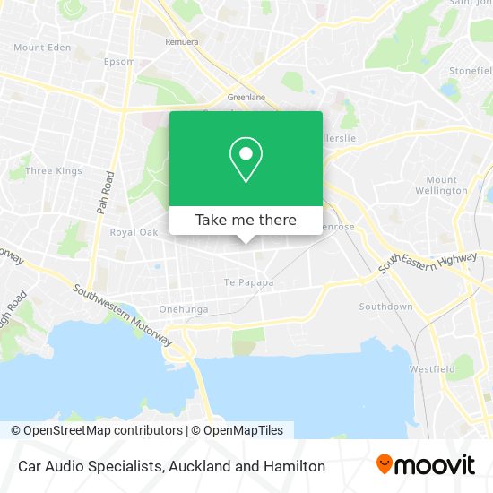 Car Audio Specialists map