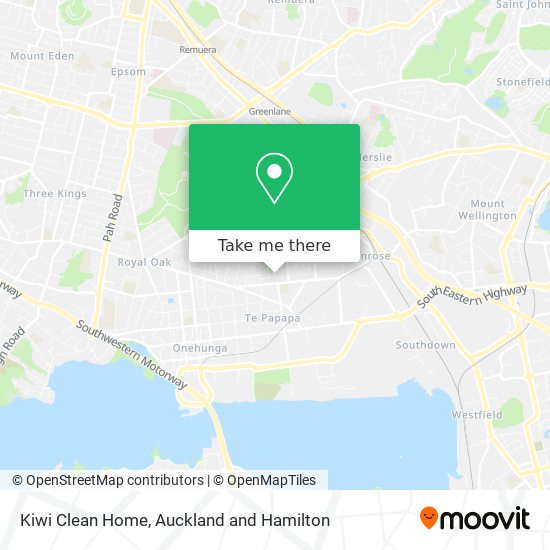 Kiwi Clean Home map