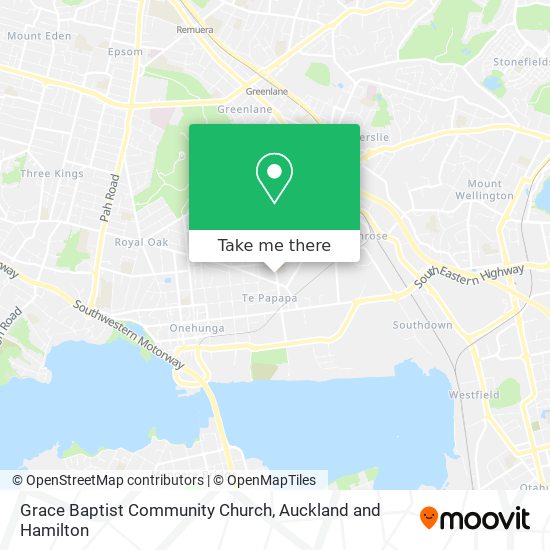 Grace Baptist Community Church map