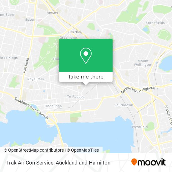 Trak Air Con Service map