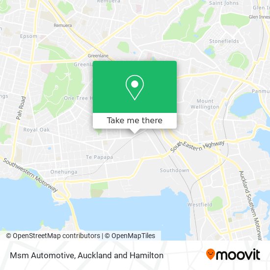 Msm Automotive map