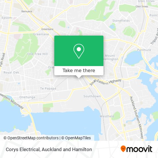 Corys Electrical map