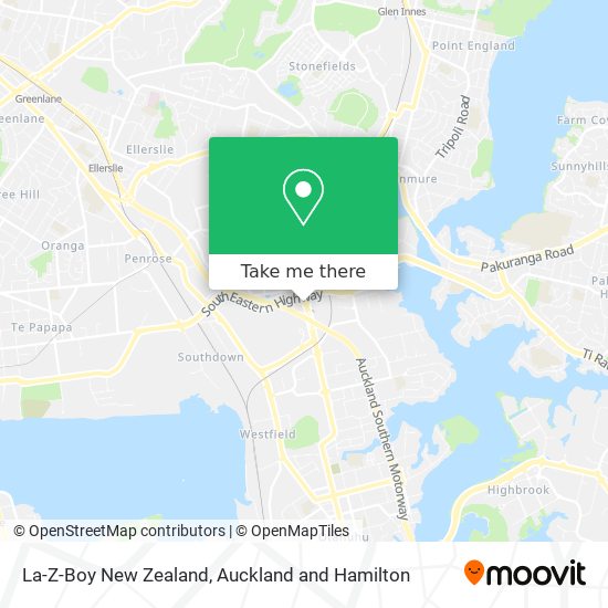 La-Z-Boy New Zealand地图