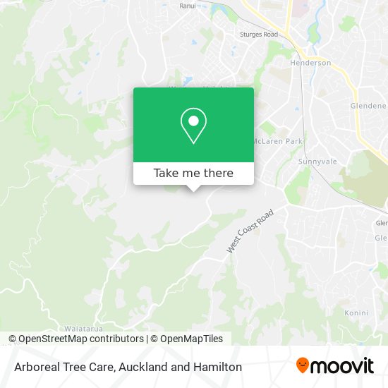 Arboreal Tree Care map