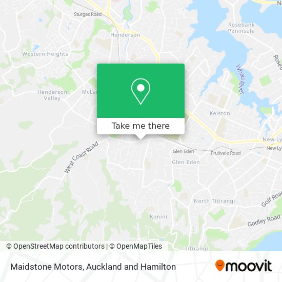 Maidstone Motors map