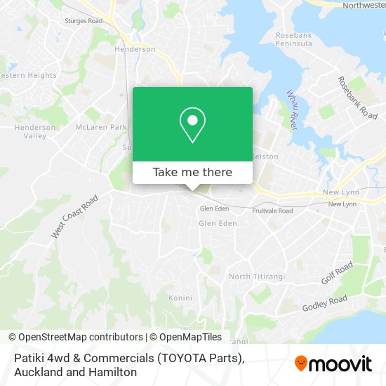 Patiki 4wd & Commercials (TOYOTA Parts) map