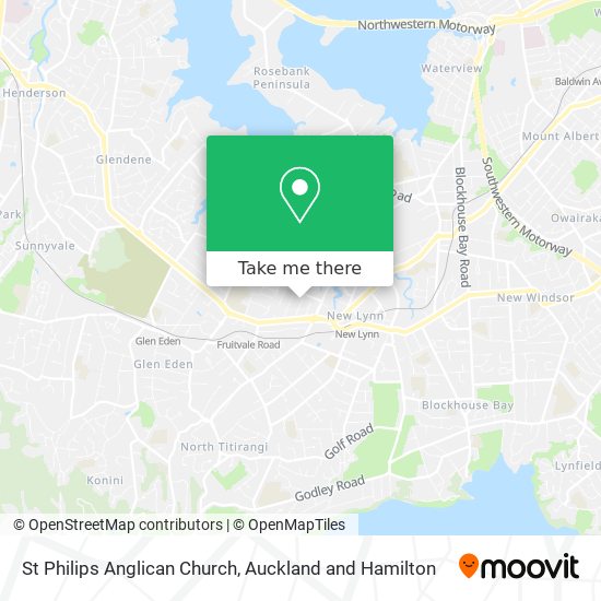 St Philips Anglican Church map