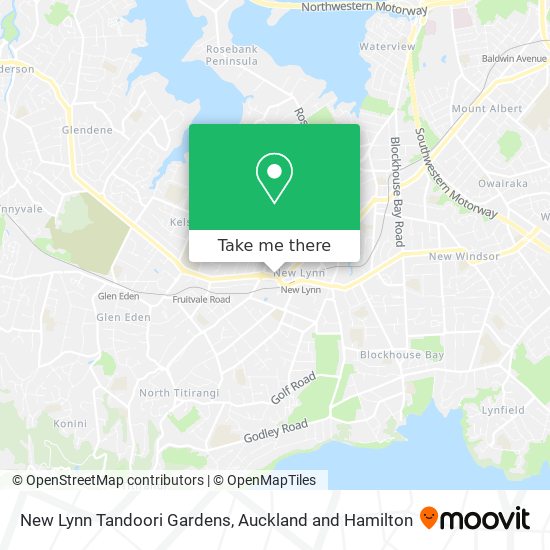 New Lynn Tandoori Gardens map