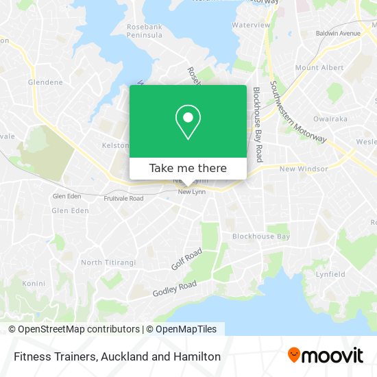 Fitness Trainers map