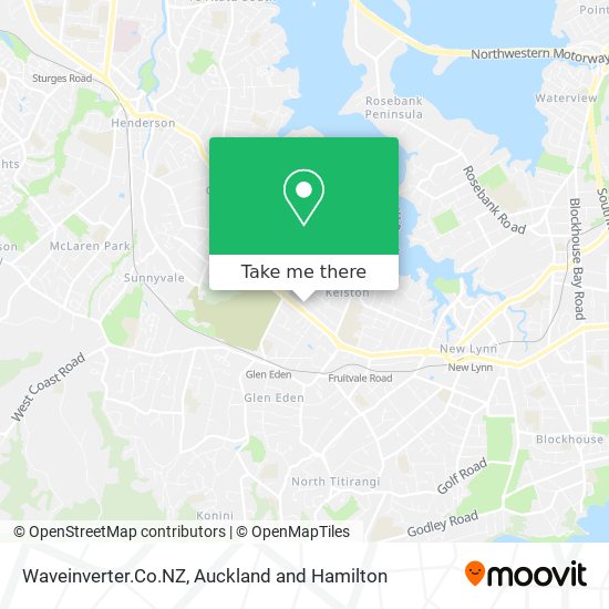 Waveinverter.Co.NZ map