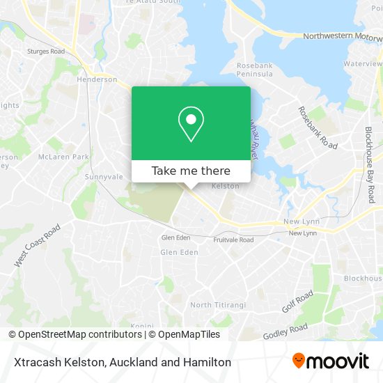 Xtracash Kelston map
