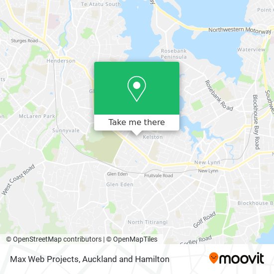 Max Web Projects map