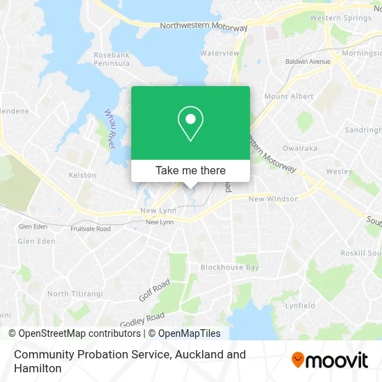 Community Probation Service map