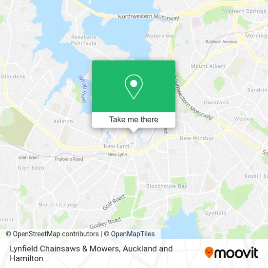 Lynfield Chainsaws & Mowers map