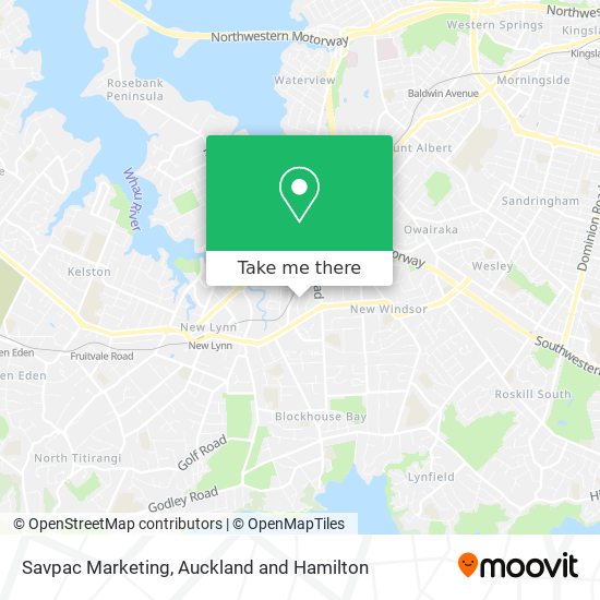 Savpac Marketing map