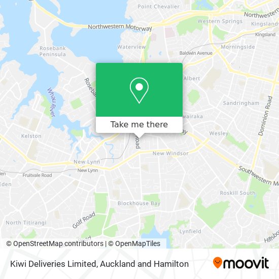 Kiwi Deliveries Limited map