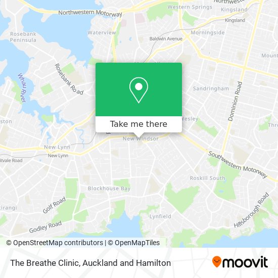 The Breathe Clinic map