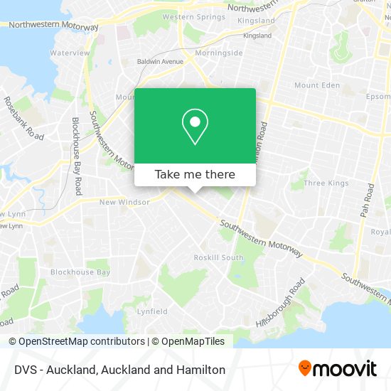 DVS - Auckland map