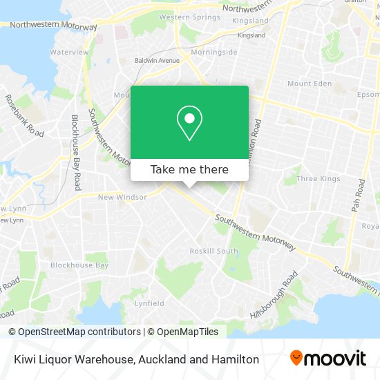 Kiwi Liquor Warehouse map
