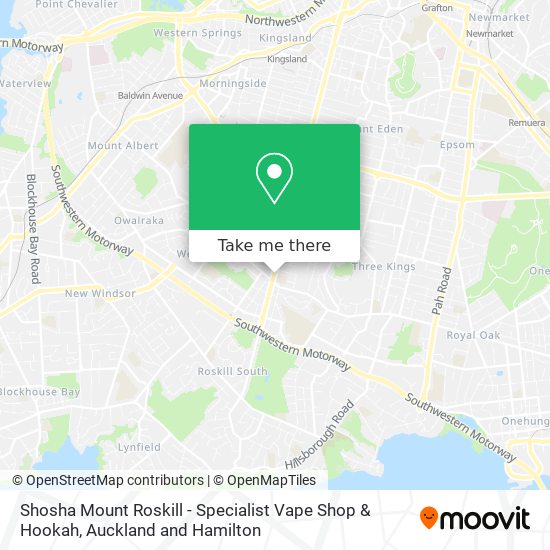 Shosha Mount Roskill - Specialist Vape Shop & Hookah地图