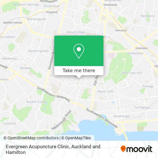 Evergreen Acupuncture Clinic map