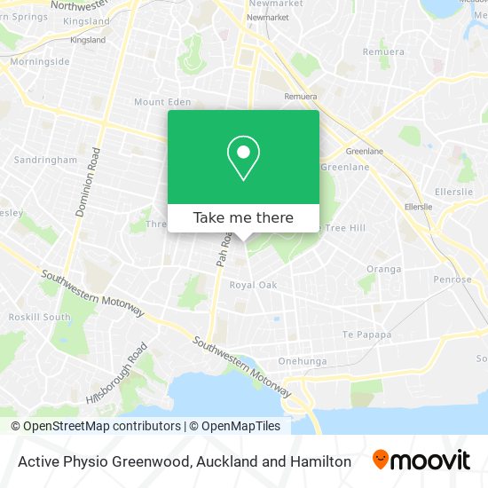 Active Physio Greenwood map