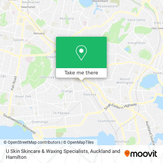 U Skin Skincare & Waxing Specialists map