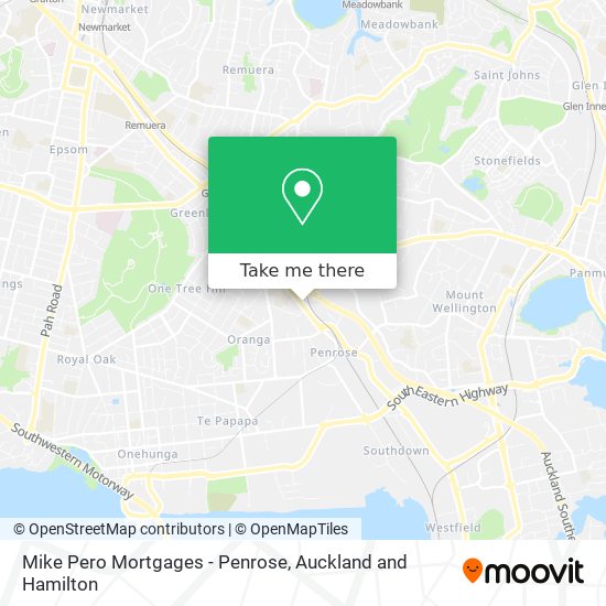 Mike Pero Mortgages - Penrose map