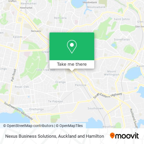 Nexus Business Solutions map
