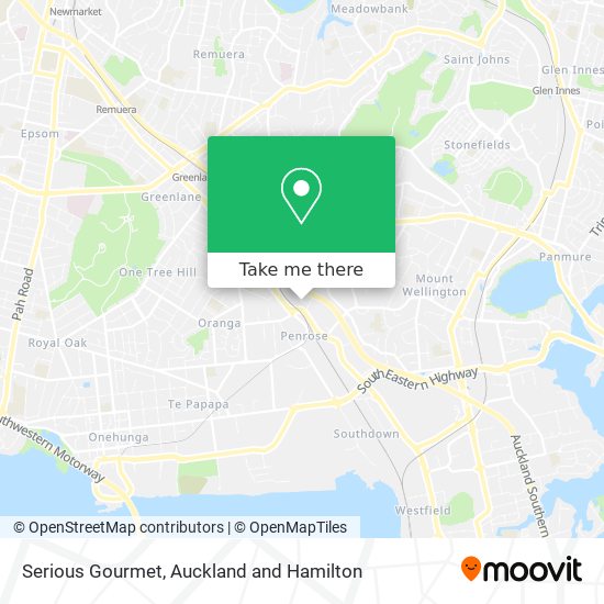 Serious Gourmet map