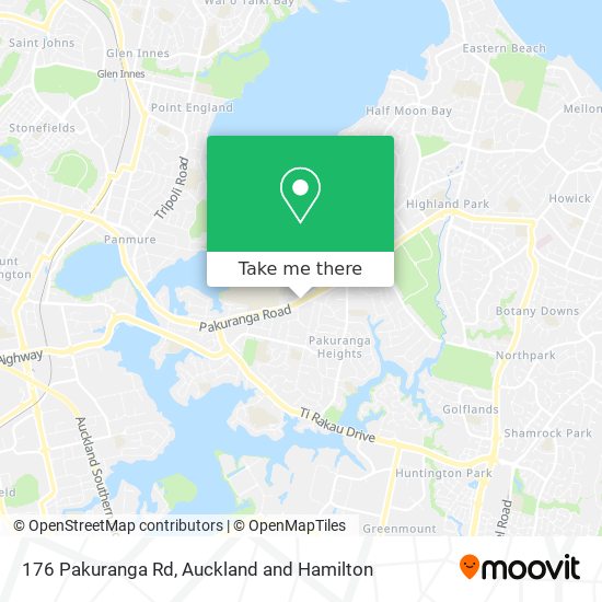 176 Pakuranga Rd map