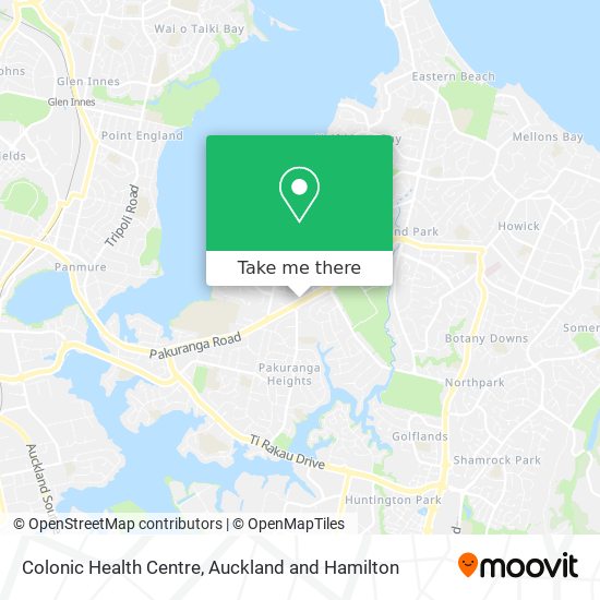 Colonic Health Centre map