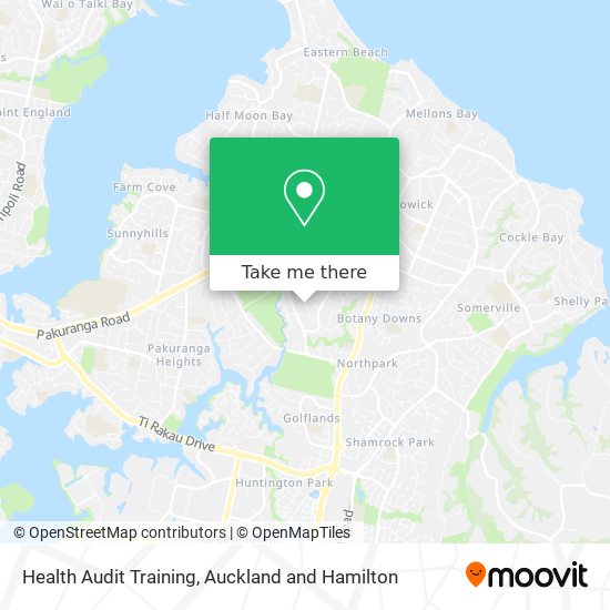 Health Audit Training map