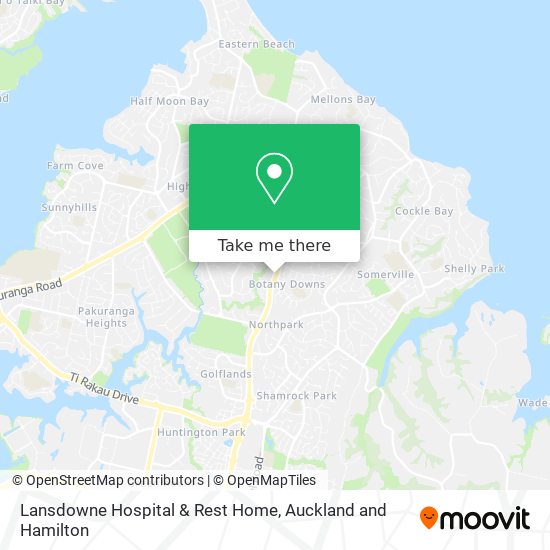 Lansdowne Hospital & Rest Home map