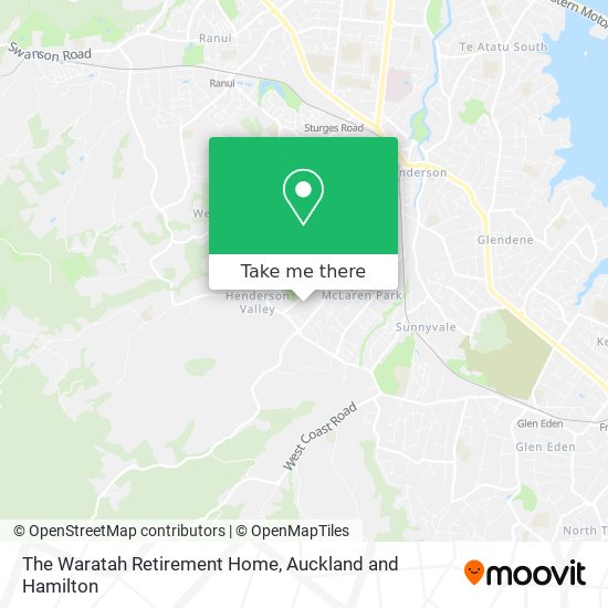 The Waratah Retirement Home map