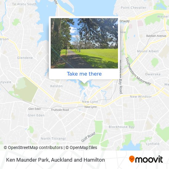 Ken Maunder Park map