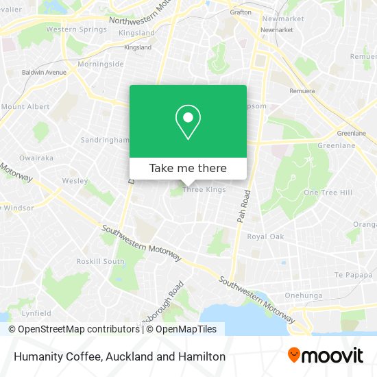 Humanity Coffee map